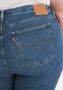 Levi's Plus 724 high waist straight fit jeans medium indigo worn in - Thumbnail 6