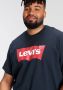 Levi's Big and Tall T-shirt Plus Size met logo donkerblauw - Thumbnail 4