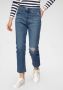 Levi's 501 cropped high waist straight fit jeans salsa middle - Thumbnail 2