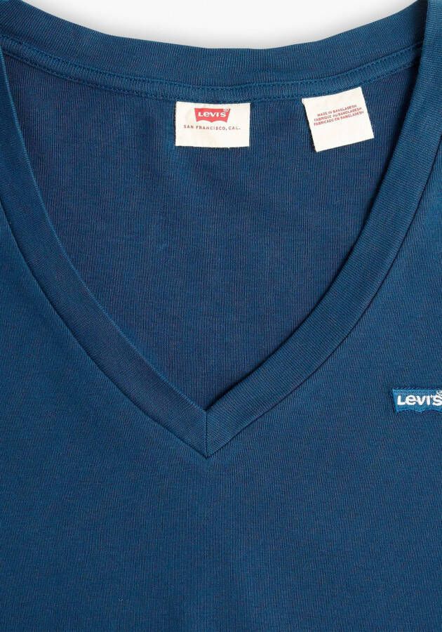 Levi's Shirt met lange mouwen Baby Tee met klein -logo op de borst