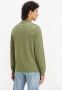 Levi's Originele Blauwgroene Olive Longsleeve Tee Green Heren - Thumbnail 3