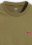 Levi's Originele Blauwgroene Olive Longsleeve Tee Green Heren - Thumbnail 6
