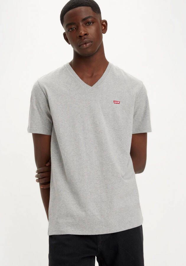Levi's Shirt met V-hals LE ORIGINAL HM VNECK met geborduurd logo