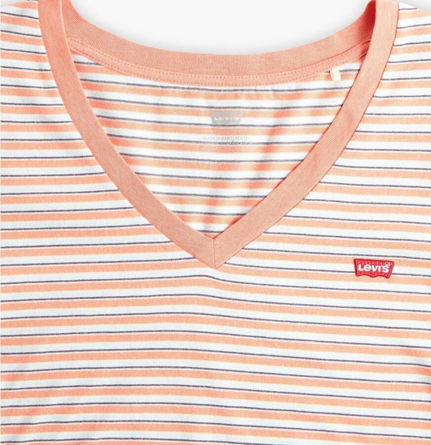 Levi's Shirt met V-hals PERFECT VNECK met mini-batwing-logoborduursel