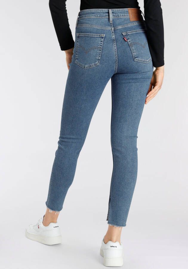 Levi's Skinny fit jeans 721 High rise skinny met splitje in de zoom