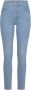 Levi's Mile High waist super skinny jeans light indigo worn in - Thumbnail 10