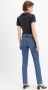 Levi's 712 high waist slim fit jeans medium blue denim - Thumbnail 15