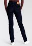 Levi's 724 high waist straight fit jeans dark blue denim - Thumbnail 6