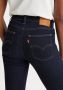 Levi's 724 high waist straight leg jeans dark blue denim - Thumbnail 6