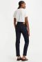 Levi's 724 high waist straight fit jeans dark blue denim - Thumbnail 8