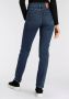 Levi's 724 high waist straight fit jeans dark blue denim - Thumbnail 7