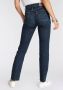 Levi's Blauwe Katoenen 5-Pocket Jeans met Logo Blue Dames - Thumbnail 3