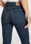 Levi's Blauwe Katoenen 5-Pocket Jeans met Logo Blue Dames - Thumbnail 4