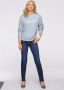 Levi's Blauwe Katoenen 5-Pocket Jeans met Logo Blue Dames - Thumbnail 9