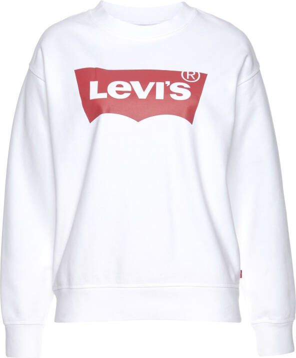 Levi's Sweatshirt Graphic Standard Crew met logoprint in batwing-look