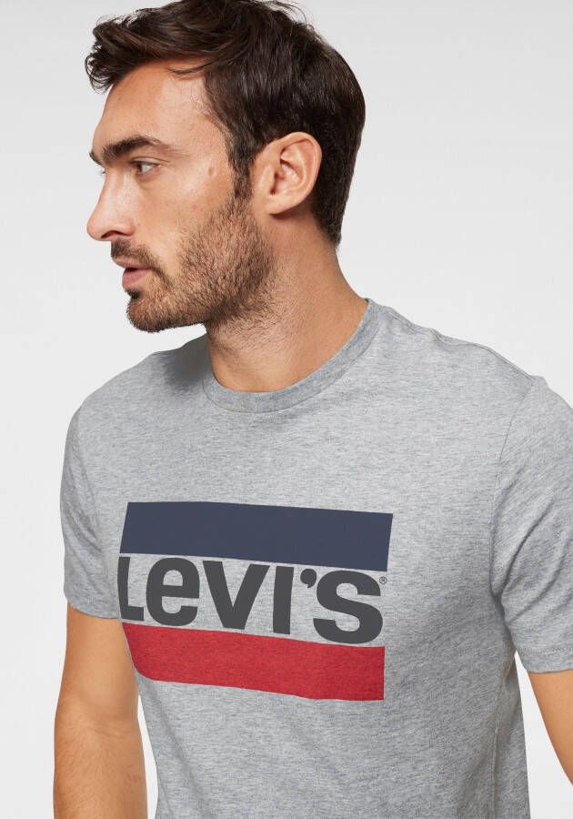 Levi's T-shirt met grote logoprint
