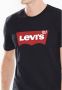 Levi's Iconisch Katoenen T-Shirt Zwart Rechte Pasvorm Korte Mouwen Black Heren - Thumbnail 7