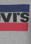 Levi's T-shirt Perfect Tee met logo lichtgrijs melange - Thumbnail 8
