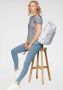 Levi's Grijs Logo Print T-Shirt Casual Elegance Gray Dames - Thumbnail 7