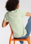 Levi's T-shirt Perfect Tee met tekst lichtgroen - Thumbnail 4