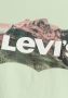 Levi's T-shirt Perfect Tee met tekst lichtgroen - Thumbnail 8