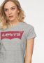Levi's T-shirt Perfect Tee met logo lichtgrijs melée - Thumbnail 5