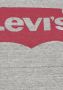 Levi's T-shirt Perfect Tee met logo lichtgrijs melée - Thumbnail 7
