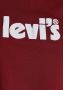 Levi's Bordeaux Print T-shirt voor Dames Red Dames - Thumbnail 7