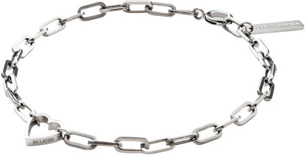 Liebeskind Berlin Armband Sieraad cadeau roestvrijstalen armband hart LJ-0343-B-20 LJ-0344-B-20