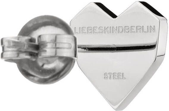 Liebeskind Berlin Paar oorstekers Sieraad cadeau roestvrijstalen oorbellen hart LJ-0307-E-11 LJ-0308-E-11