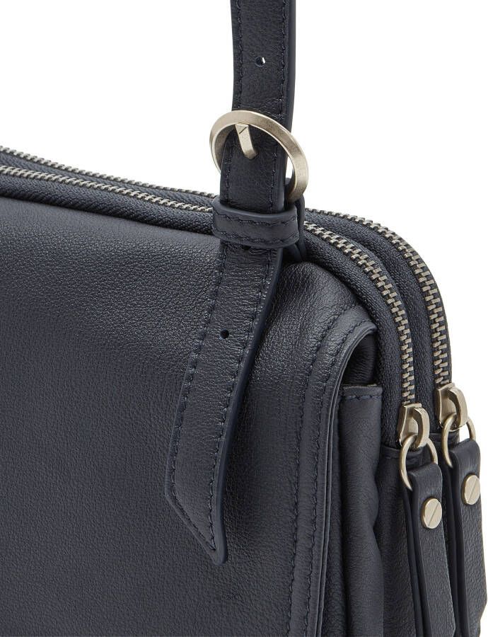 Liebeskind Berlin Schoudertas NOOS Harris Mareike modieuze uitstraling crossbody tas gecertificeerd volgens leather working group