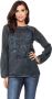 LINEA TESINI by Heine Blouse zonder sluiting met belettering - Thumbnail 1
