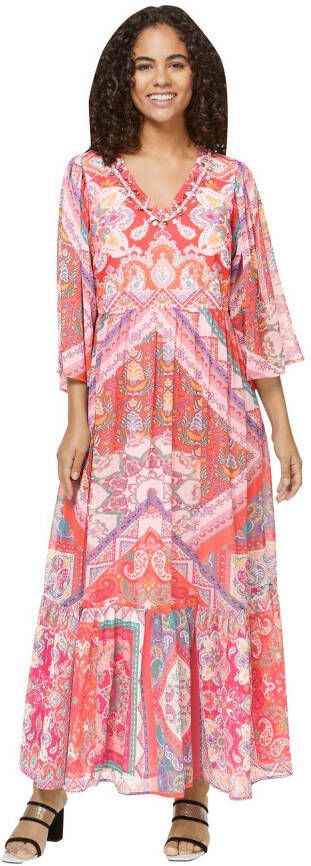 heine Maxi-jurk Gedessineerde jurk