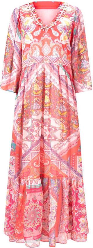 heine Maxi-jurk Gedessineerde jurk