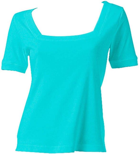 heine Shirt met korte mouwen Shirt met carréhals (1-delig)