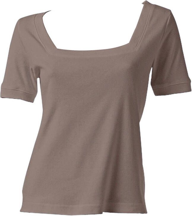 heine Shirt met korte mouwen Shirt met carréhals (1-delig)