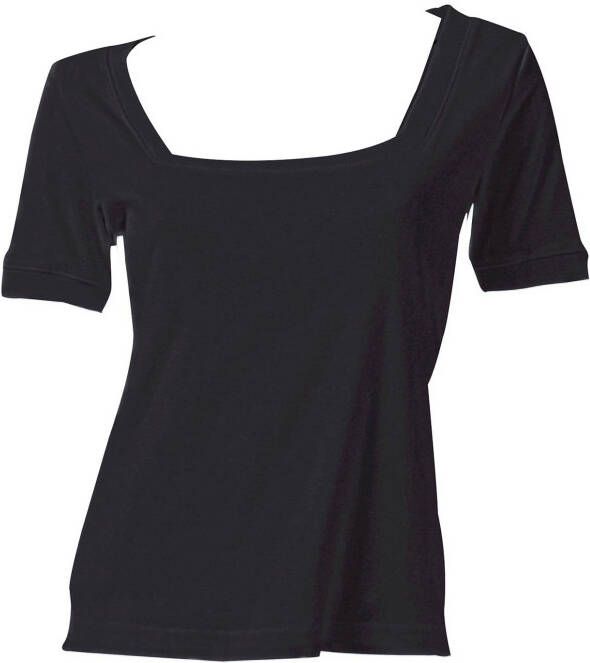 heine Shirt met korte mouwen Shirt met carréhals (1-delig)