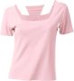 Heine Shirt met korte mouwen Shirt met carréhals (1-delig) - Thumbnail 4