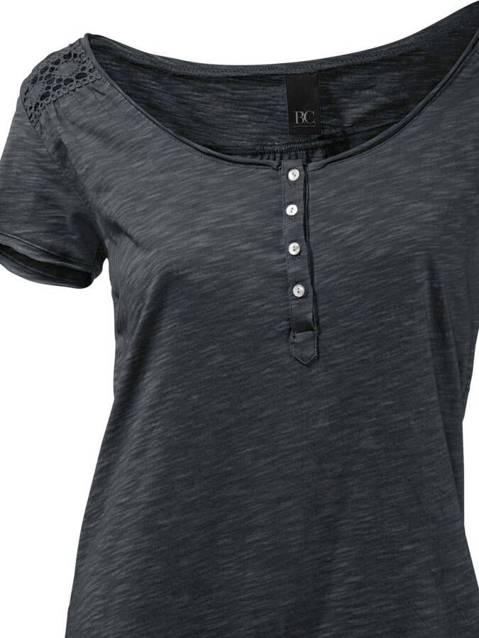 heine Shirt met ronde hals (1-delig)