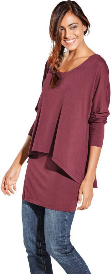 heine Shirt met ronde hals (1-delig)