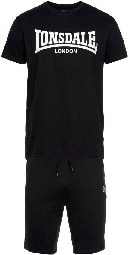 Lonsdale Vrijetijdscombinatie Shirt & Shorts Set MOY (set 2-delig Met T-shirt)