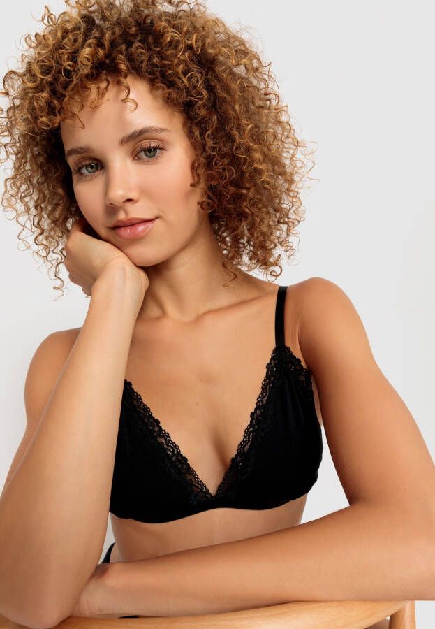LSCN by LASCANA Bralette met delicate kant-bies (1-delig)
