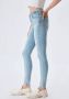 LTB high waist skinny jeans Amy X lichtblauw denim - Thumbnail 5