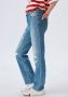 LTB high waist straight fit jeans Oliva G pixie wash Blauw Meisjes Denim 164 - Thumbnail 5