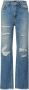 LTB high waist straight fit jeans Oliva G pixie wash Blauw Meisjes Denim 164 - Thumbnail 9