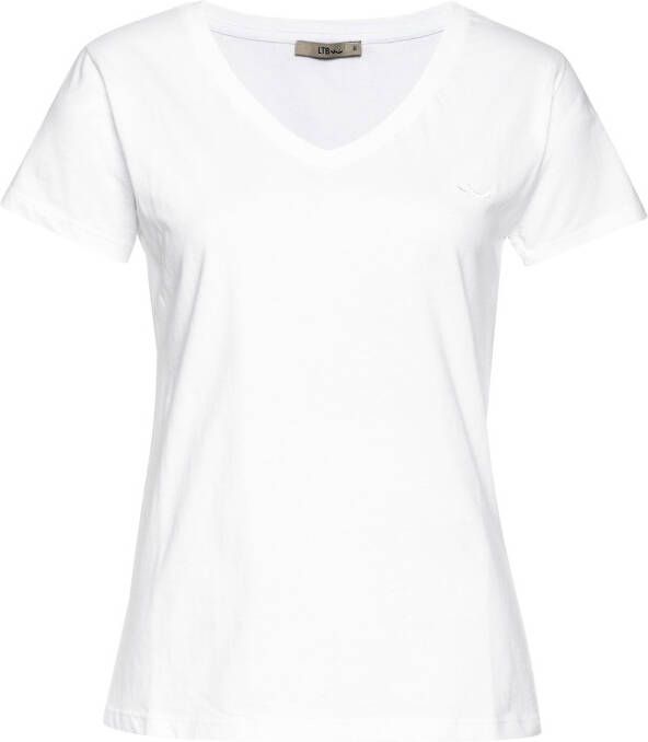 LTB Shirt met korte mouwen ASYONDP met klein logoborduursel (2-delig 2-delig)
