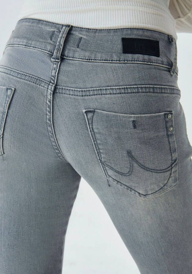 LTB Slim fit jeans MOLLY met band met dubbele knoop