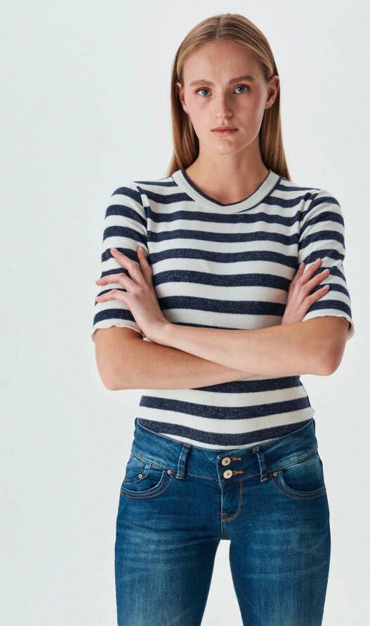 LTB Slim fit jeans MOLLY met comfortabele band met dubbele knoop
