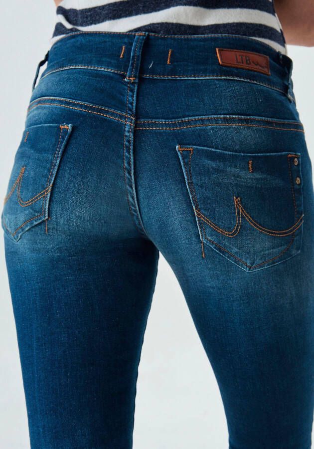 LTB Slim fit jeans MOLLY met comfortabele band met dubbele knoop