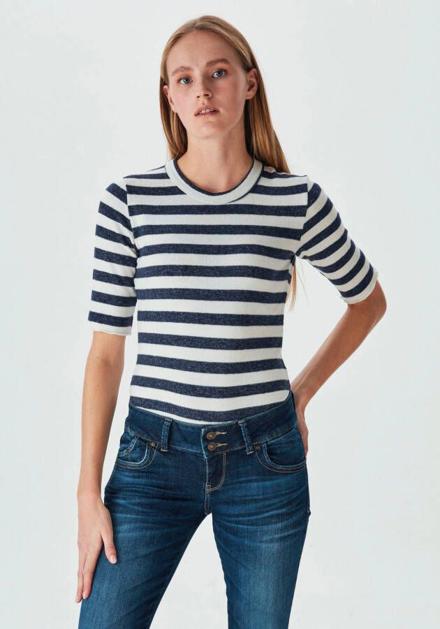 LTB Slim fit jeans MOLLY met dubbele knoopsluiting & stretch